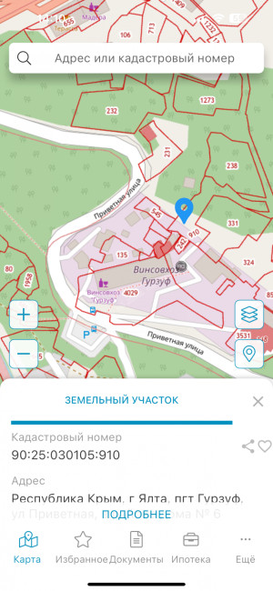 Миниатюра 5, 8 соток в Гурзуфе, 8 соток, Крым Республика, Гурзуф п.г.т., Приветная ул.