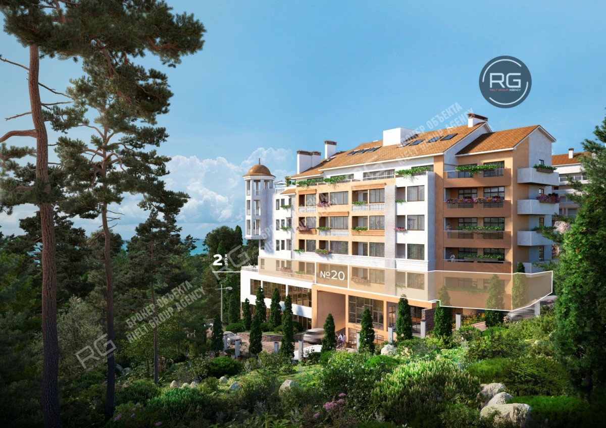 Миниатюра 3, Квартира в ЖК бизнес-класса, 71 м², Крым Республика, Ялта г., Восход п.г.т., Наташинская ул., д.1