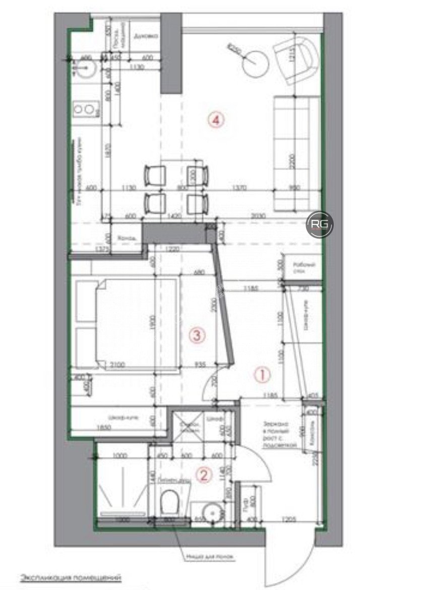 Миниатюра 13, Срочная продажа!, 58 м², Крым Республика, Ялта г., имени Гагарина парк., д.9