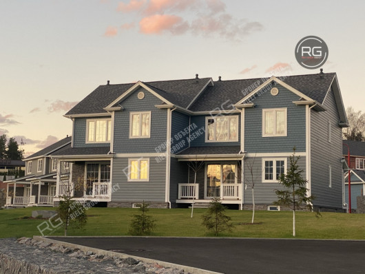 Таунхаус с отделкой White box, 196 м², Ленинградская область, Всеволожский район, Кирполье д., Швейцарский проезд.