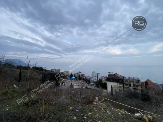 Участок 200м от моря, 10 соток, Крым Республика, Алушта г., Утес п., Гагариной ул., д.22