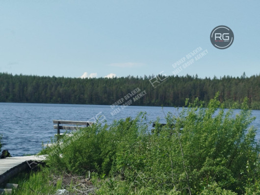 Участок у озера, первая линия!, 9,3 соток, Ленинградская область, Выборгский район, Журналист снт