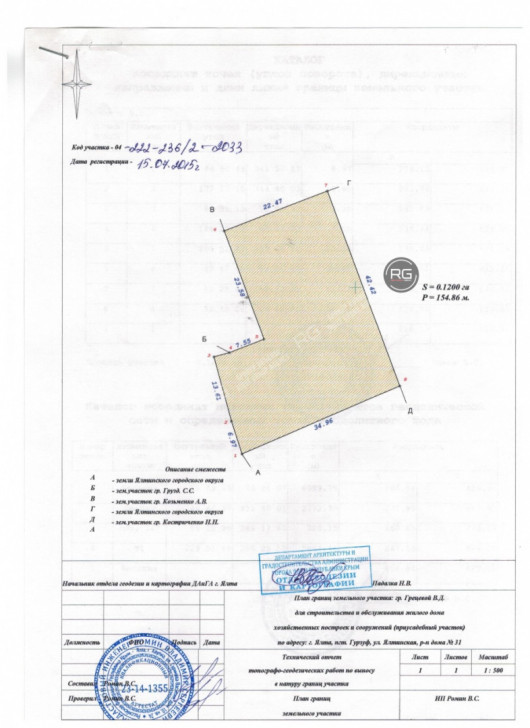 Участок в Гурзуфе, 32 сотки, Крым Республика, Ялта г., Ялтинская ул., д.31